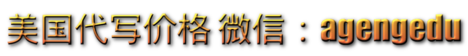 美国代写价格