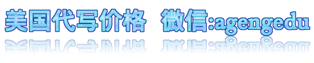 美国代写价格